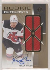 2022-23 Upper Deck SP Game Used Rookie Outbursts Jersey Reilly Walsh Auto 1fs8