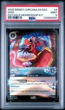 Disney Lorcana - Iago Out of Reach D23 Exclusive Card 2025 PSA 9