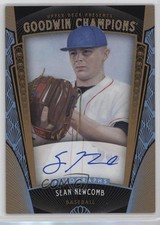 2015 Upper Deck Goodwin Champions Baseball Prospects Sean Newcomb #155 Auto 1ek2