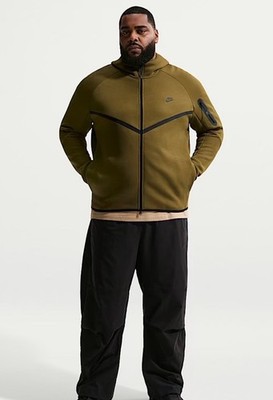 Nike Tech Fleece Windrunner Full-Zip Hoodie Olive Green HV0949-368