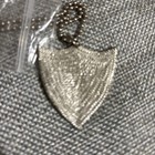 American Bandstand Dick Clark Medallion On Chain Silvertone — photo 3