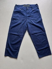BUZZ RICKSON'S x Fennica Crew Trousers Blue W32 Japan Made Excellent Condition