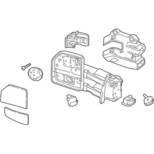 Genuine Ford Mirror Assembly HC3Z-17682-DA