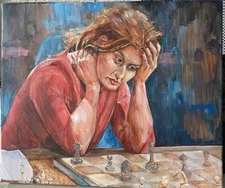 My Original Acrylic Painting “Next Move”