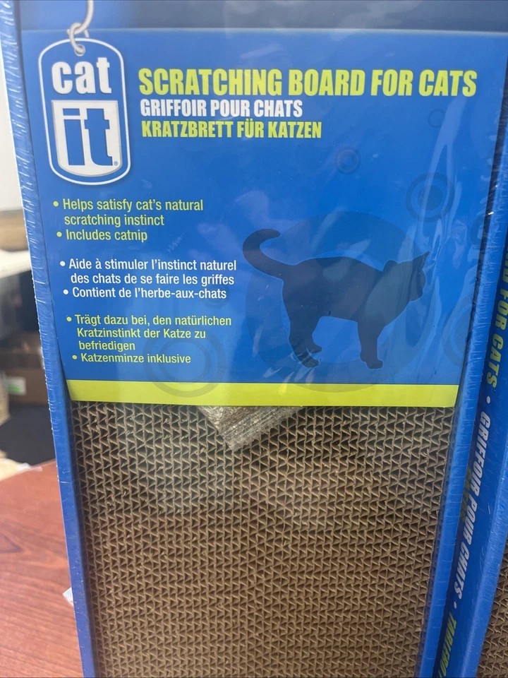 Rascador Cat It con hierba gatera paquete de 2 18 pulgadas de alto por 7 pulgadas Foto 2 de 3