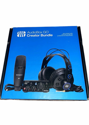 PreSonus AudioBox GO Creator Bundle Audio Interface w/ Mic & Headphones