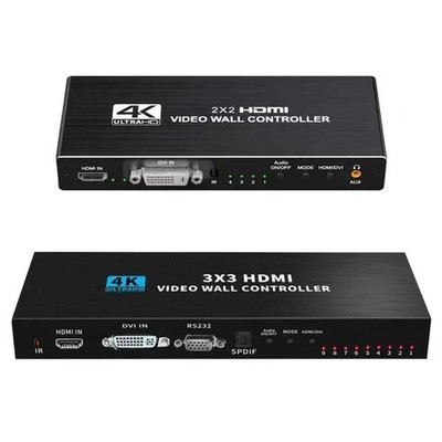 4K 3x3 Videowand Controller 1x2 1x3 1x4 2x3 2X4 2X2 HDMI Videowand Controller