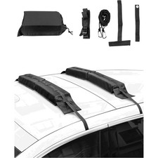 Universal Dachträger Kit, Weiche Dachreling mit Befestigungsgurte für Kajak S...