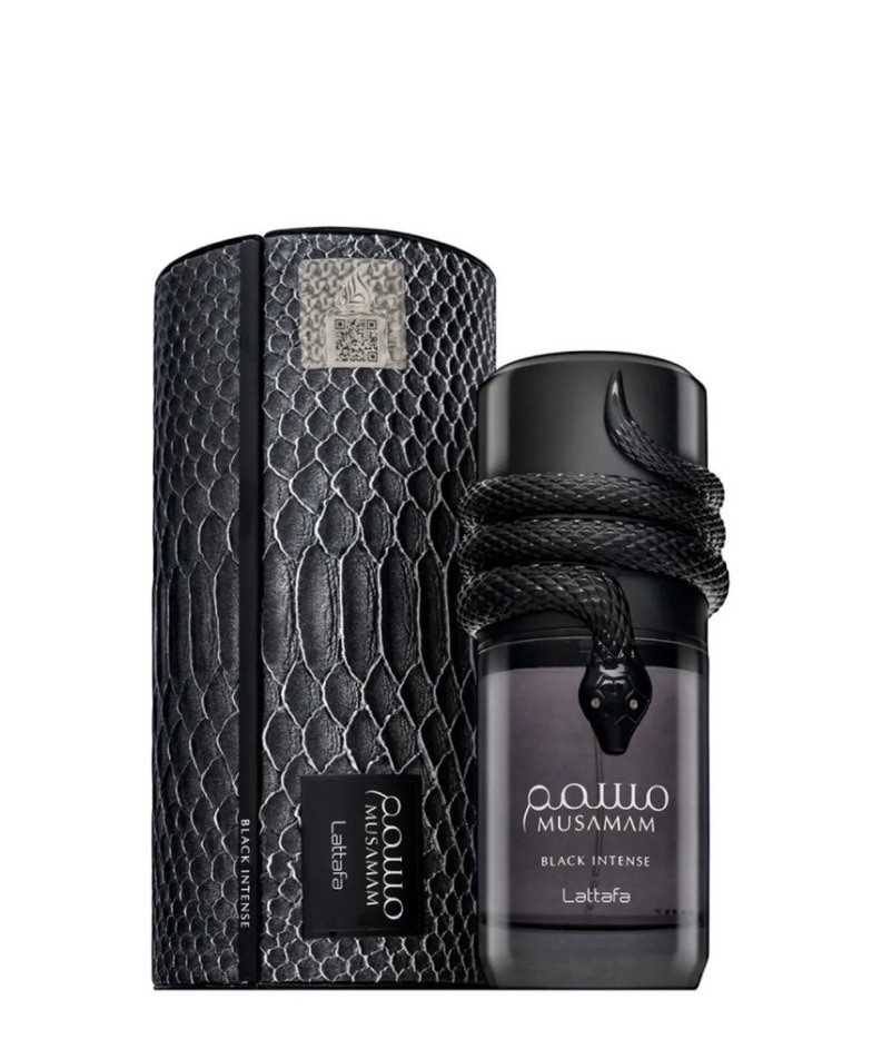LATTAFA MUSAMAM BLACK INTENSE EAU DE PARFUM 3.4 OZ SPRAY FOR MEN