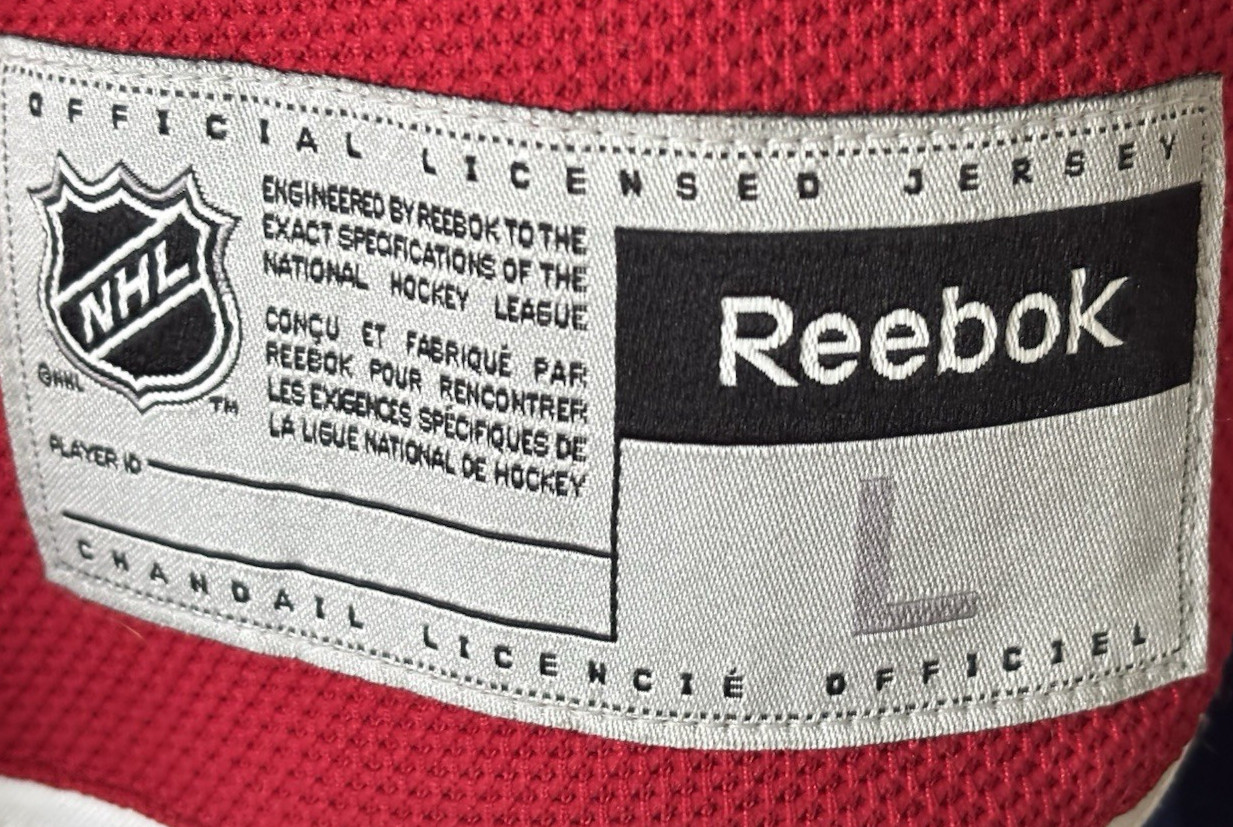 Reebok NHL Jeff Carter #7 All-Star Jersey Size Large Phila Flyers Montreal 2009