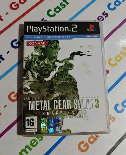 METAL GEAR SOLID 3 SNAKE EATER ITALIAN VERSION PS2 PLAYSTATION 2 PERFECT