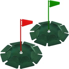 2 PCS All-Direction Golf Putting Cup Golf Practice Hole Cup Surface Flocking for