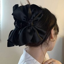 Jumwrit Hair Clip, Big Bow Hair Claw Strong Hold French Design Hair Jaw Clip,...