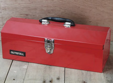 Image of Faithfull FAITBB16 Metal Barn Toolbox 42cm (16in)