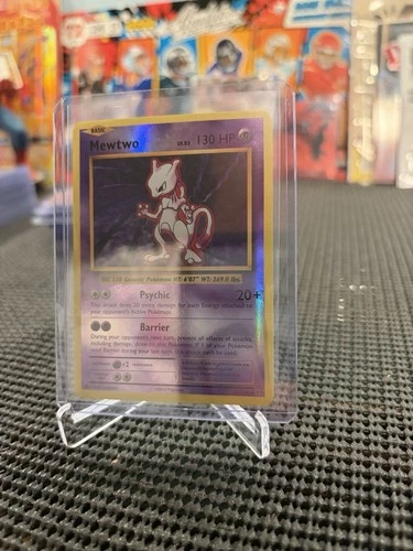 Pokémon Mewtwo TCG Reverse Holo Rare Card 51/108