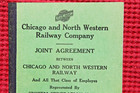 Chicago & North Western Railway Joint Agreement Railroad Employees Booklet C&NW — photo 2