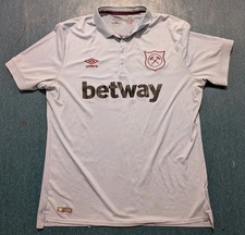 Official Umbro West Ham United Third Vintage Retro Shirt Mens XL Billy Bonds 