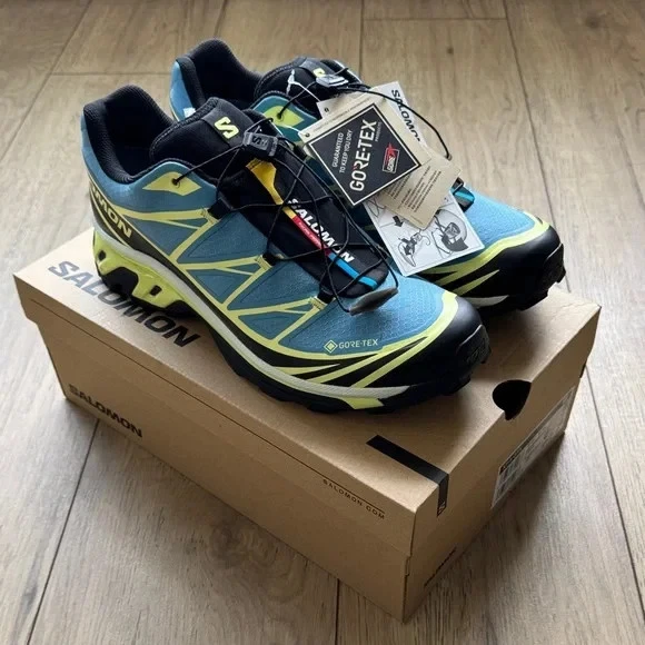 Salomon XT-6 Sunny Lime L47445200 Size 5 Men Size 6.5 Women Trail Running Hiking Salomon XT-6 Sunny Lime L47445200 Size 5 Men Size 6.5 Women  main image 4