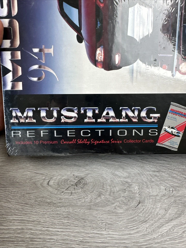 Vtg 1994 Springbok Mustang Reflections Jigsaw Puzzle 500 & Trading Cards Sealed - Image 2 of 4