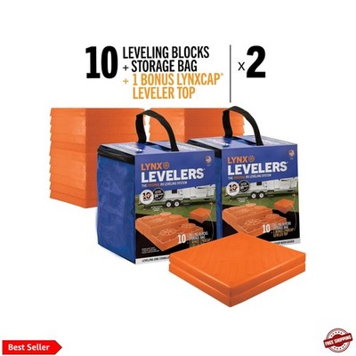 Lynx Levelers 22 Pack Including 2 Lynx Cap Leveler Tops -