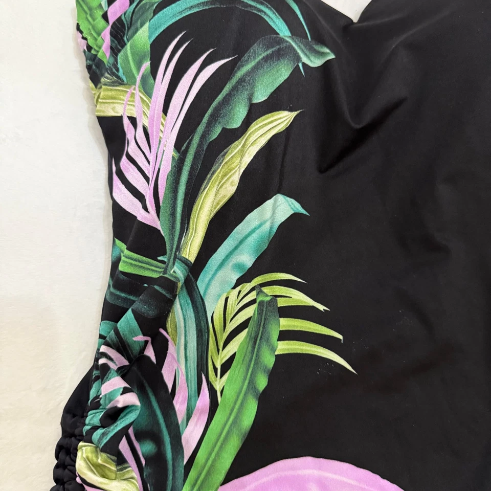 Gaviota LAS PALMAS Bandeau Sin Tirantes 1 Pieza Nadar Hoja de Palma Talla EE. UU. 10 Foto 2 de 4