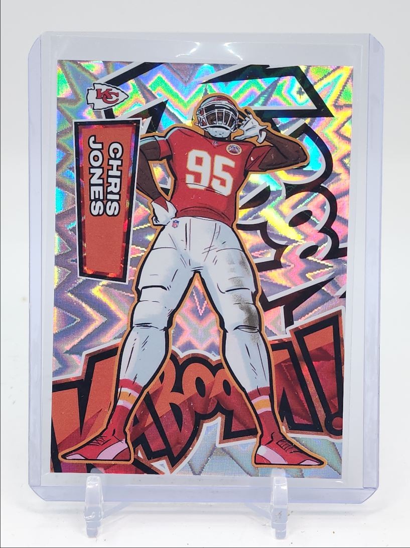 CHRIS JONES 2025 ABSOLUTE KABOOM! CASE HIT SSP CHIEFS Q5919