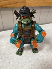 Vintage TMNT Movie III Samurai Mike Action Figure 1993 Playmates Michelangelo