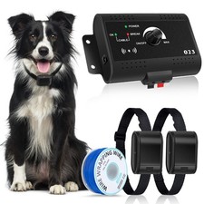 Electric Fence for Dogs, Underground Dog Fence System, Rechargeable Upgraded ...