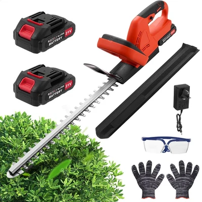 MARKENLOS Für Makita 21V Akku-Heckenschere Heckenschneider 50 cm Mit 2 Akkus & Ladegerät