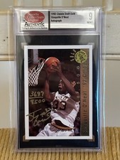 1992 Classic Draft Picks Shaquille O'Neal Jersey Number /8500 Autograph 9 Mint