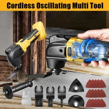 Cordless Brushless Oscillating Multi Tool Saw for DEWALT 20V Battery w/ 6 Speeds