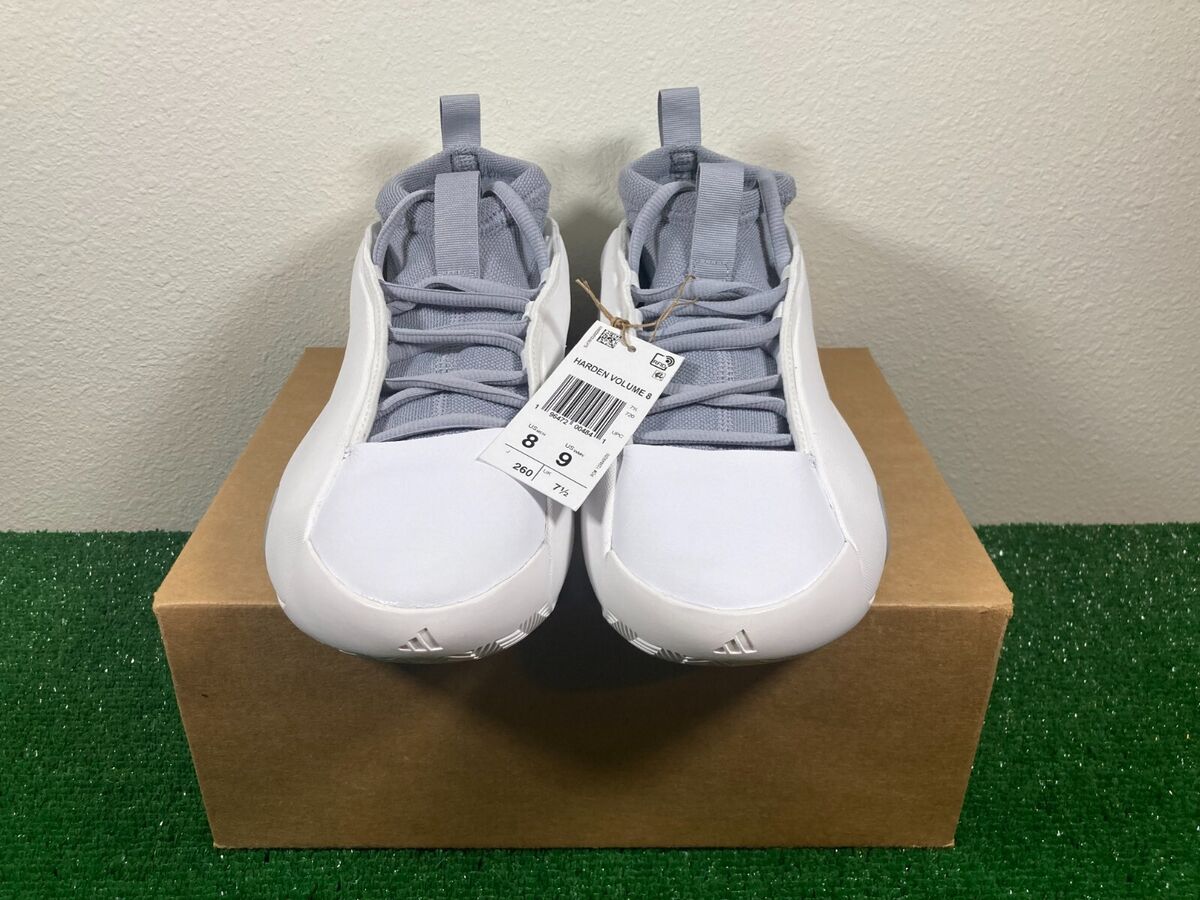 Sz 8 Men/9 Women- Adidas Harden Vol. 8 'White Party Sz 8 Men/9 Women- Adidas Harden Vol. 8 'White Party
