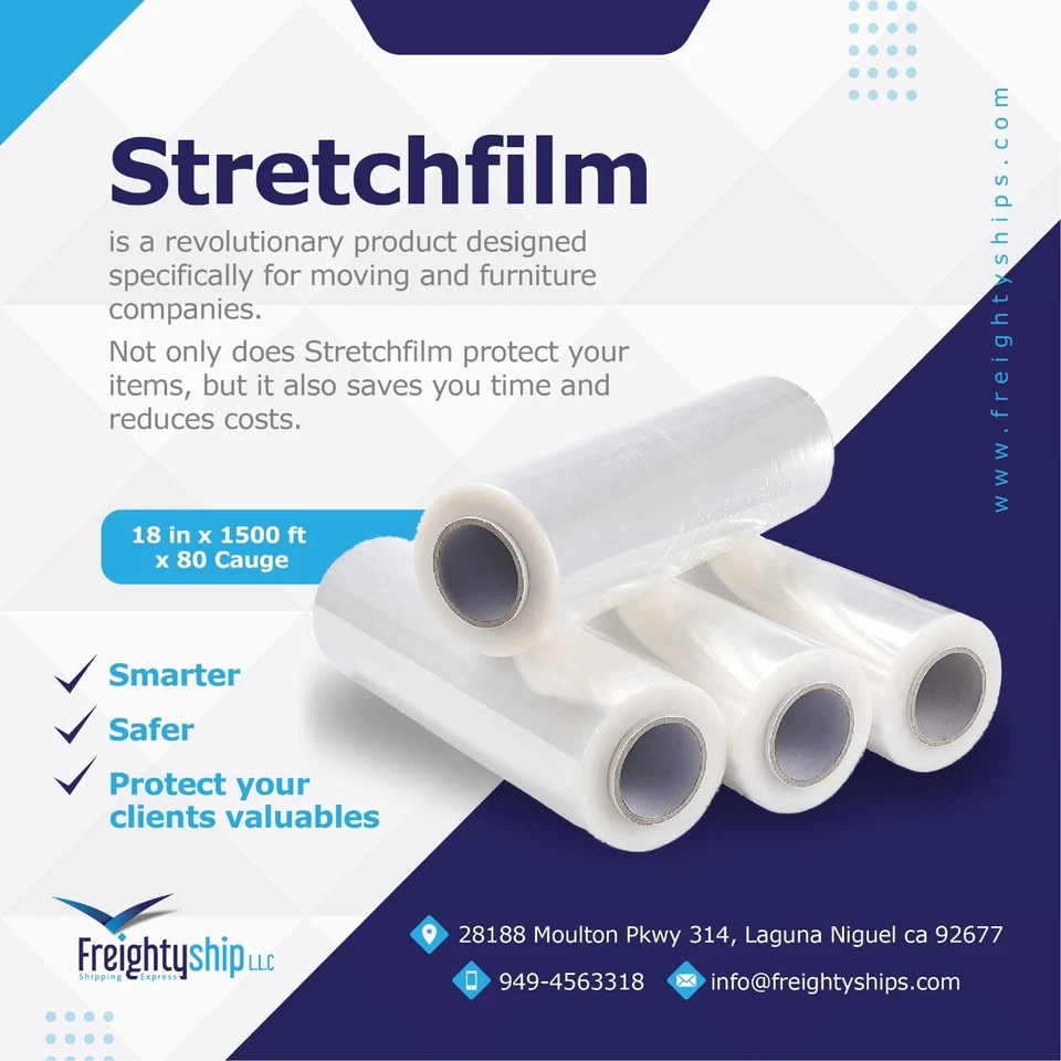 Shrink wrap roll 1BOX 4 ROLLS MADE IN THE USA - Image 2 of 2