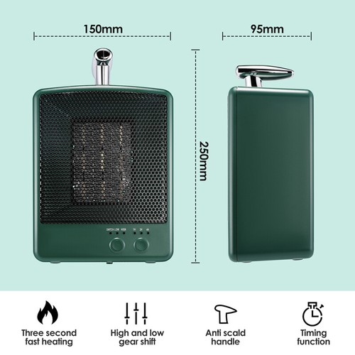1000W Electric Ceramic Space Heater Hot Air Fan W/ Thermostat For Home Office - Picture 46 of 72