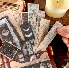 40 Celestial Stickers - Scrapbook Supplies - Craft Stickers - Journalling