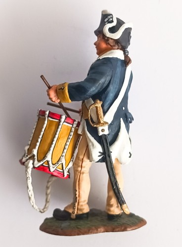 King & Country AR037 American Revolution 1776 Continental Drummer Boy Retired - Picture 3 of 8