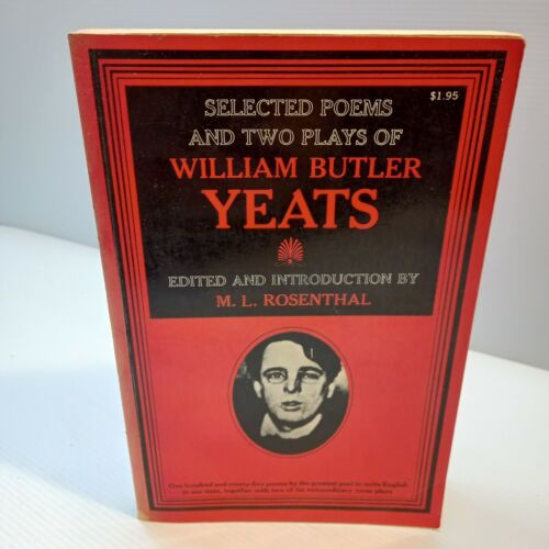 William Butler Yeats Selected Poems and Two Plays 1962 Softcover - Zdjęcie 1 z 9