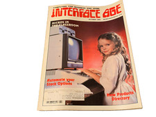 INTERFACE AGE MAGAZINE VINTAGE OCT 1981 RARE LAST ONE QTY-1