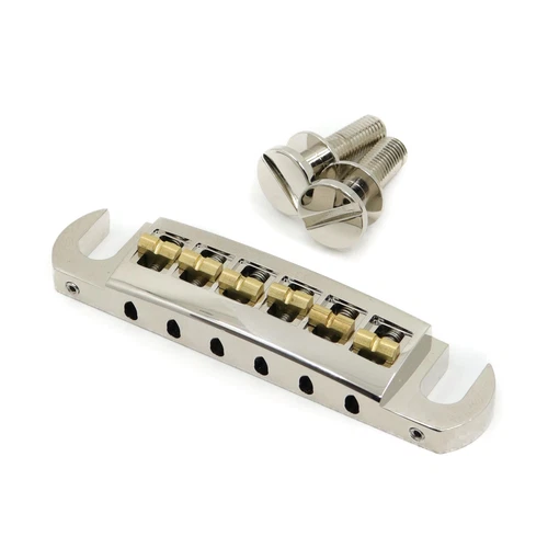 MannMade USA Intonatable Stoptail - Nickel - fits Gibson style guitars