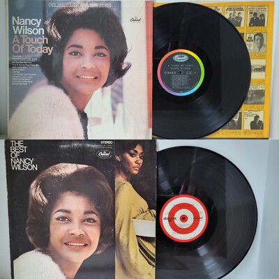 Lot of 2 NANCY WILSON Vinyl Records Best of & Touch of Today - Play Tested  *A8