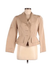 Christian Lacroix Women Brown Silk Blazer 38 Eur