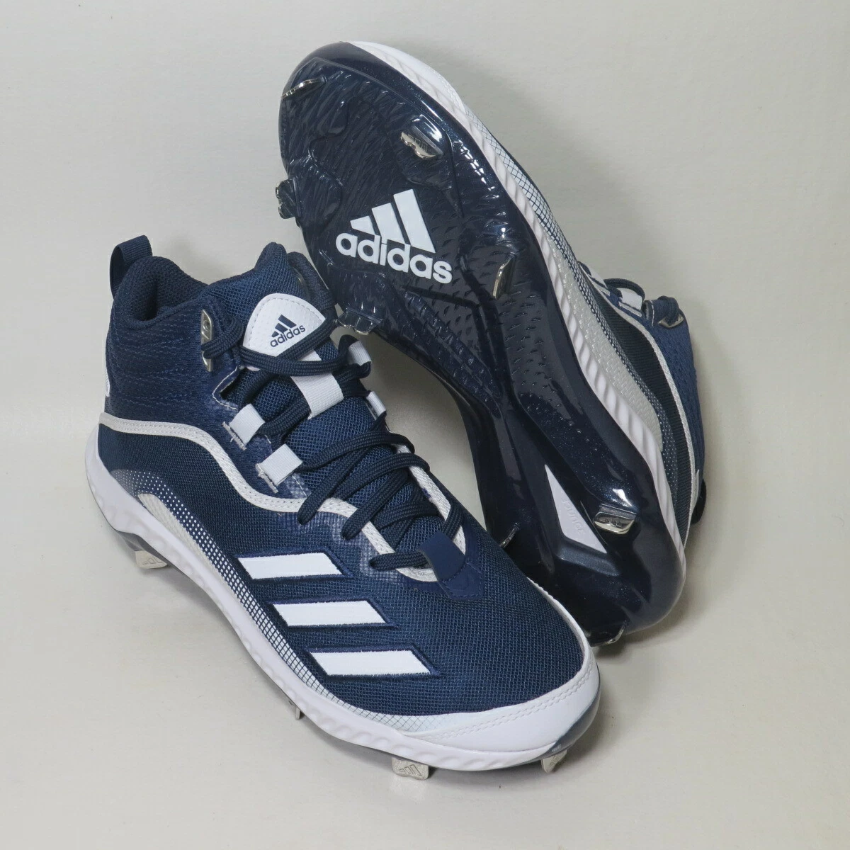 blue adidas cleats baseball