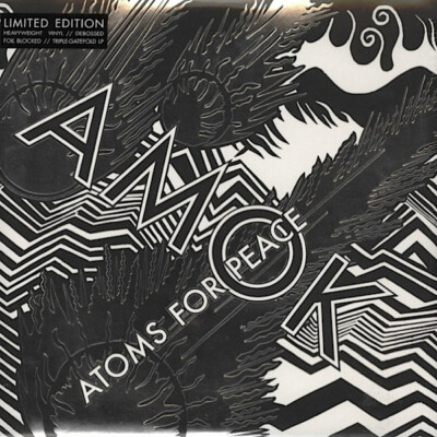 ATOMS FOR PEACE ''AMOK'' DELUXE VINYL LP INKL. CD 3000 KOPIEN BRANDNEU / NEW