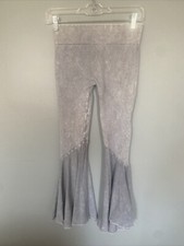 Shein Flare Bell Bottom Stretch Knit Pants Size XS