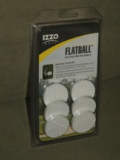 Izzo Golf Flatball Swing Golf Training Aid Ball FB-401 Par Birdie Bogey Bunker