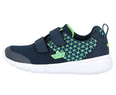 LICO Picture V Jungen Sportschuhe,Sneaker,Klett,Marine/Lemon,Gr.28-39