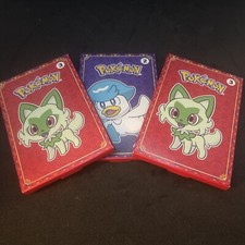 3 Pack Lot - 2023 McDonald's Happy Meal Pok mon Sealed Match Battle Packs