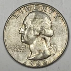 1963-D Washington Quarter - Extremely Fine (XF) KM#164 - 90% Silver -WQ63DX