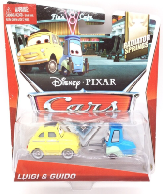 Disney Cars RADIATOR SPRINGS: LIZZIE, DOC HUDSON, LUIGI & GUIDO