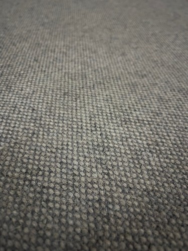 Designtex Bute Tweed Smoke Gray Woven Wool Upholstery Fabric Remnant - 2.1 yards - Picture 3 of 10